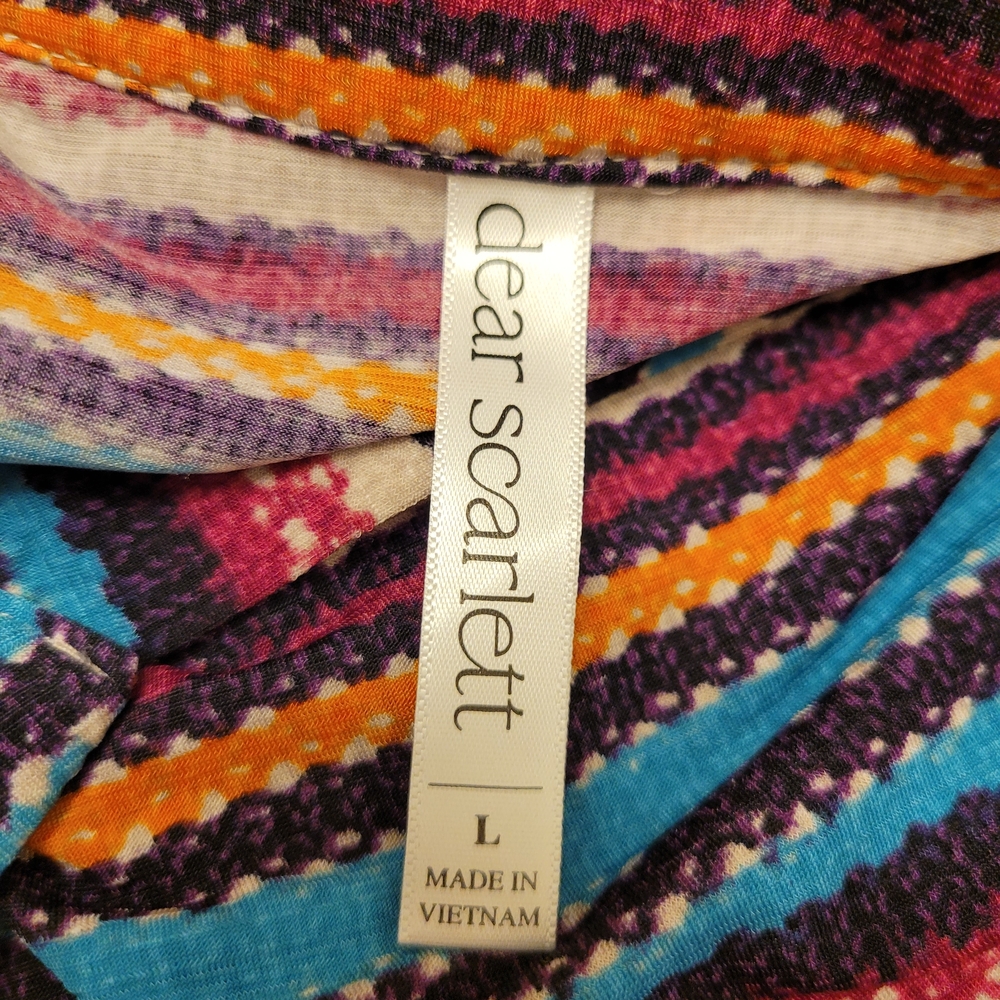 Dear Scarlett Multicolor Striped Blouse